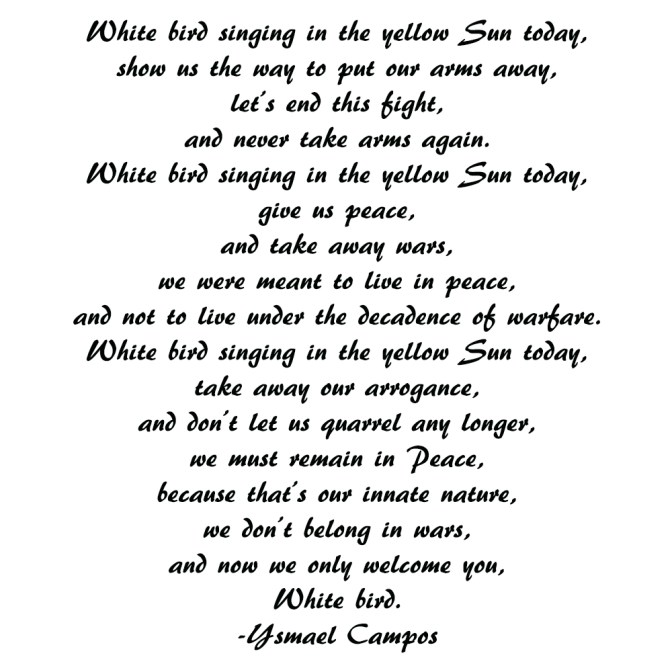 Poem - White Bird